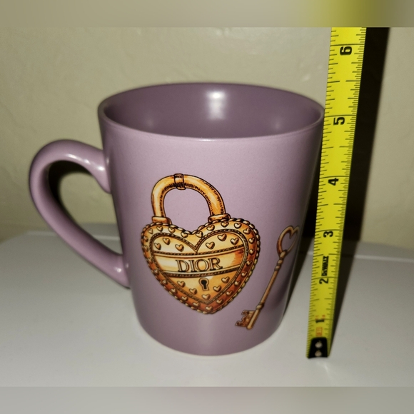 20OZ Glam Luxury Logo Geramic Purple Heart and Key Mug Made In USA Fig & Fern - Picture 4 of 8